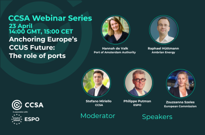 CCSA Webinar Series – Anchoring Europe’s CCUS Future: The Role of Ports